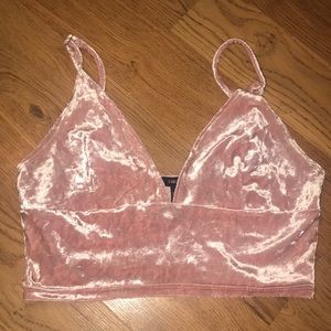 velvety bralet top